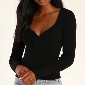 Lulus Knit Black Top